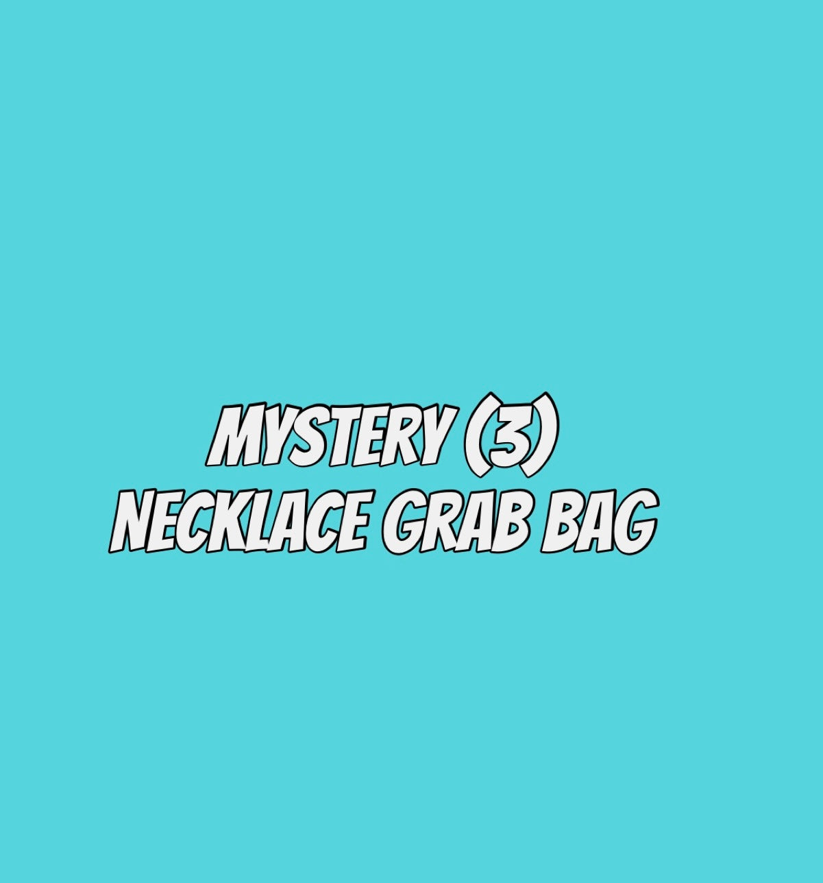 (3) Necklace grab bag