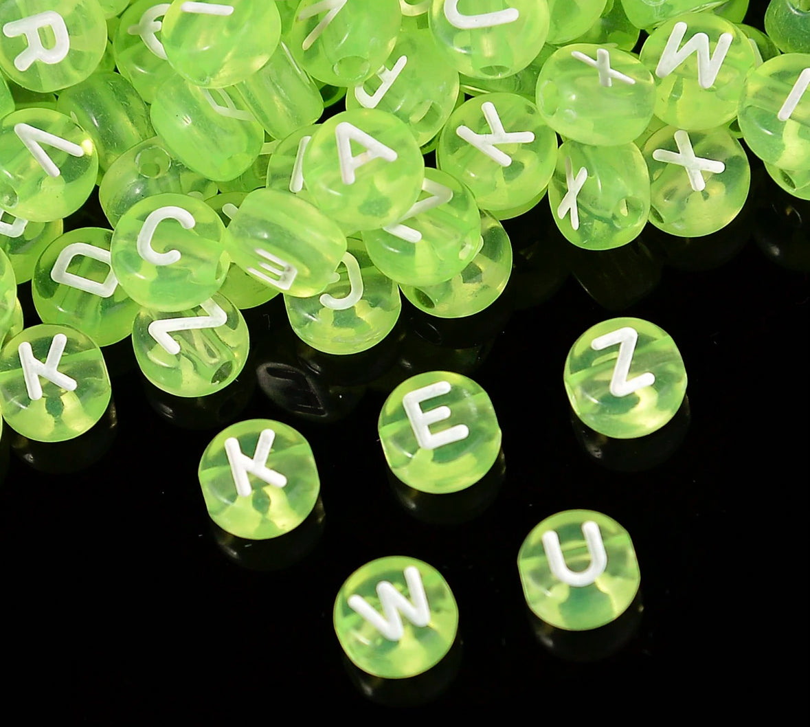 Beaded name necklace
