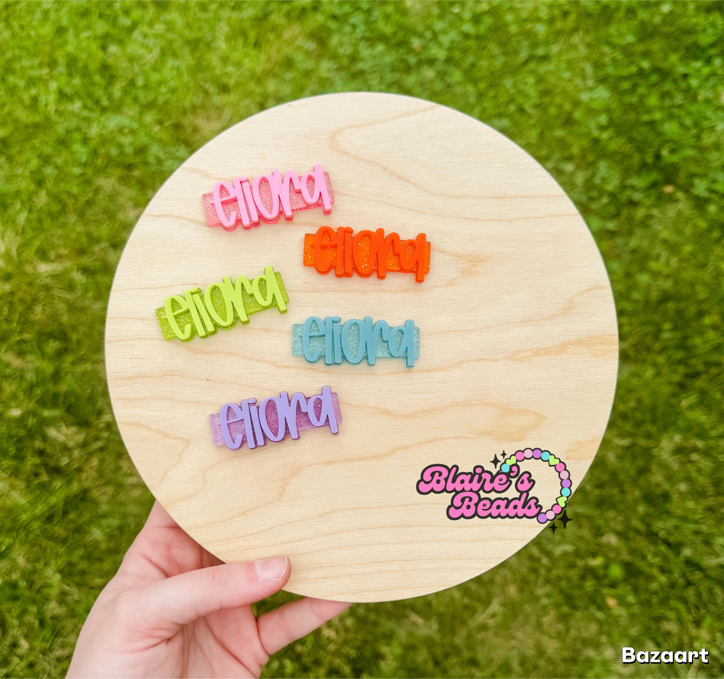 Glitter jelly clip bundle