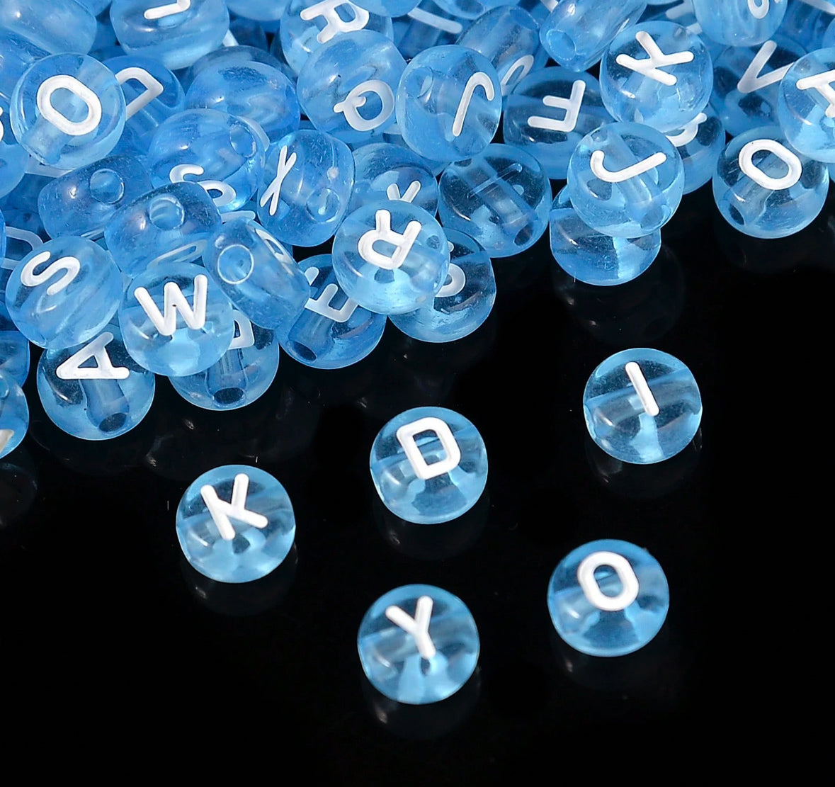 Beaded name necklace