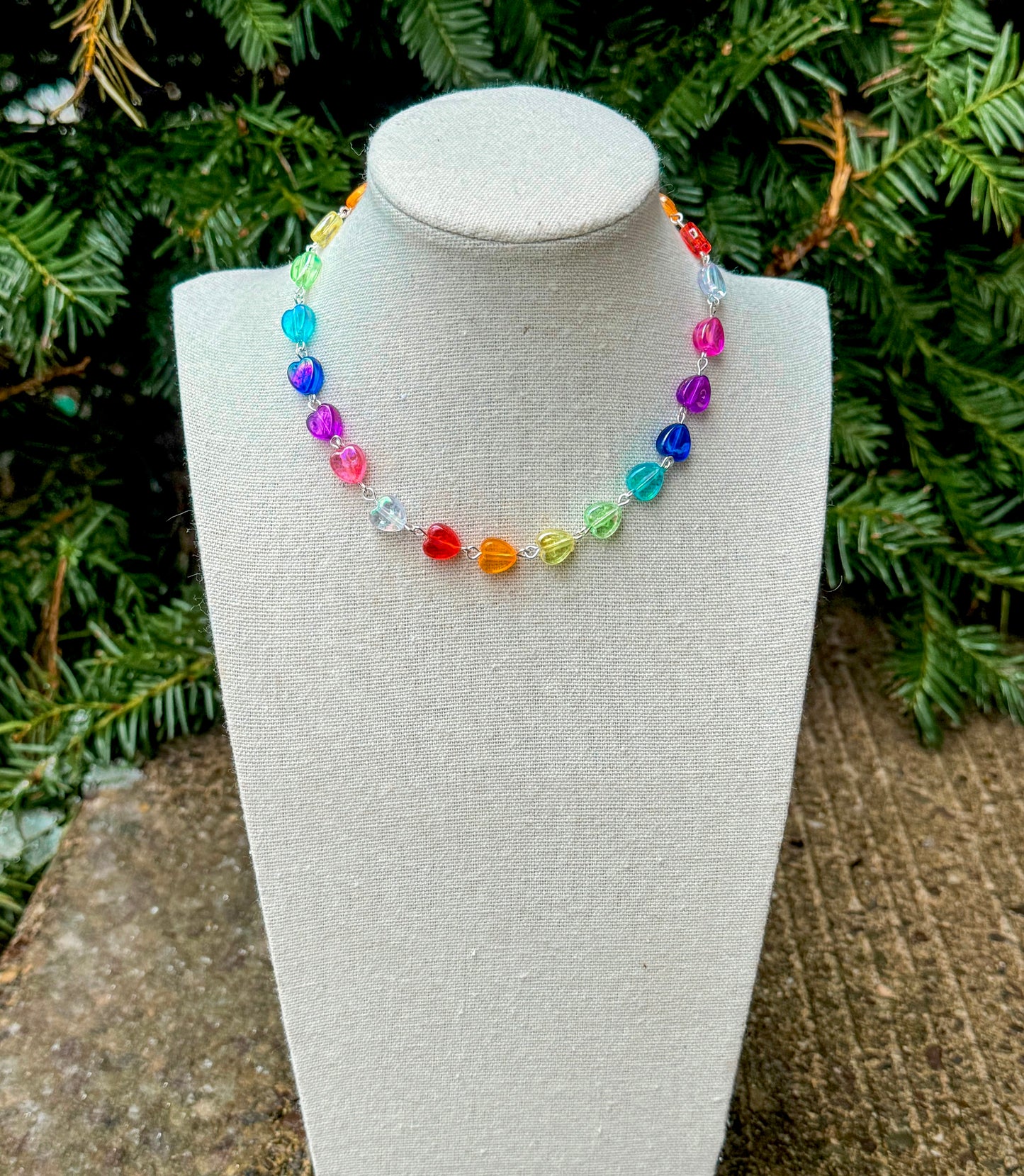 Rainbow hearts
