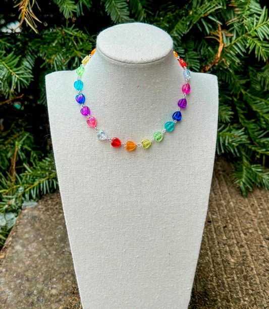 Rainbow hearts